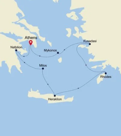 Ancient Wonders & Seas: Greek Isles Cruise 2026