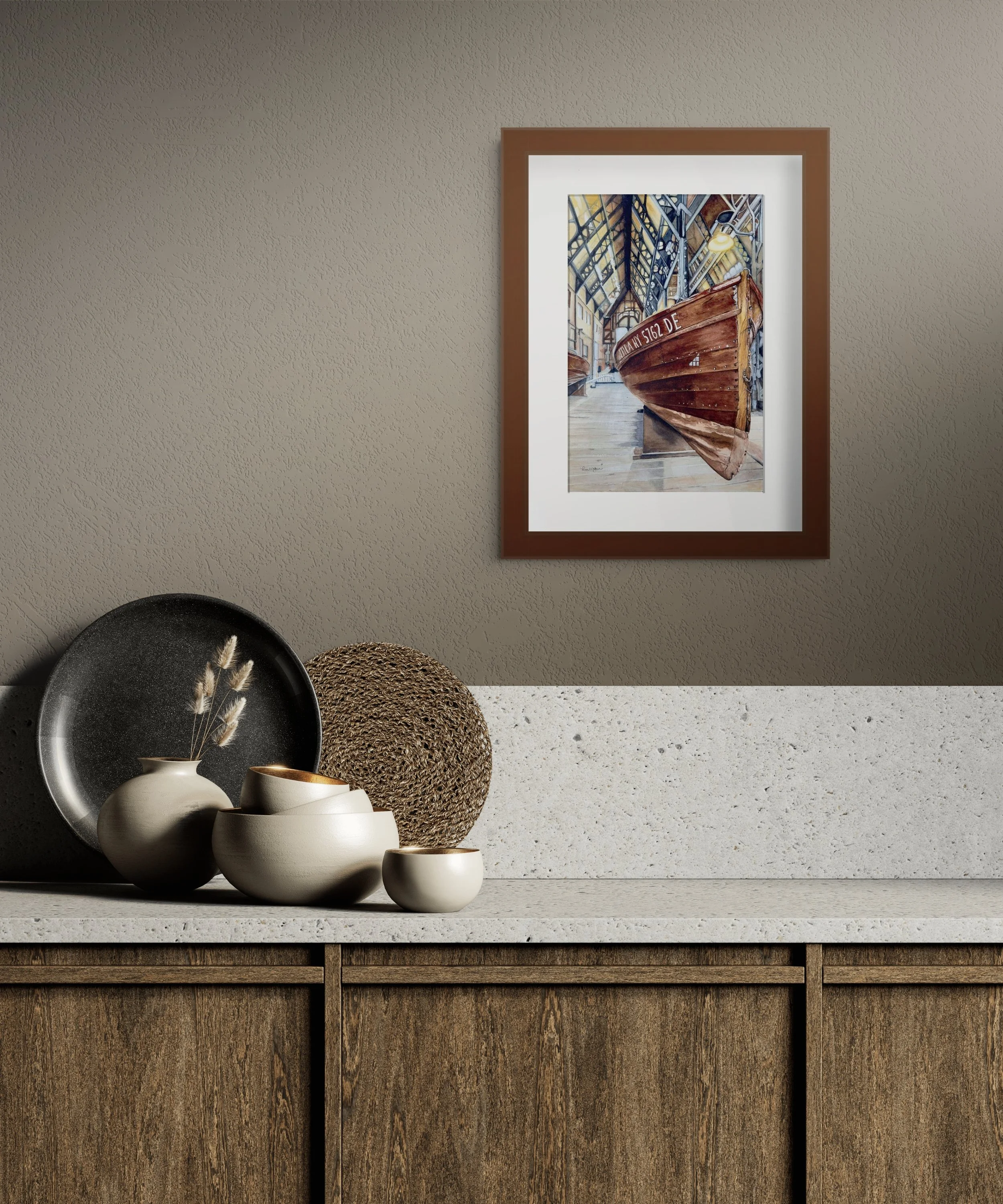 The Ida Matilda - Boldt Castle Yacht House Print