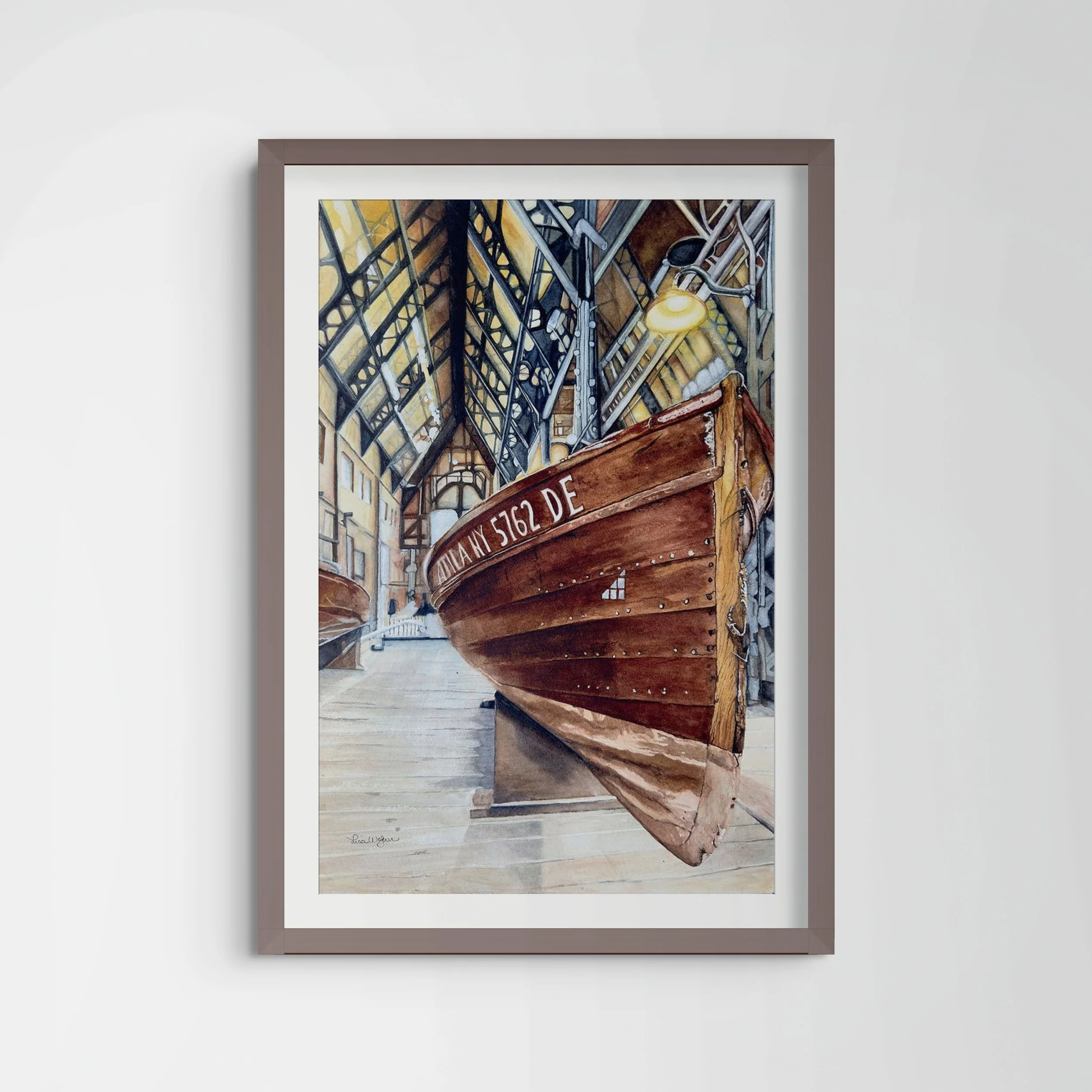 The Ida Matilda - Boldt Castle Yacht House Print