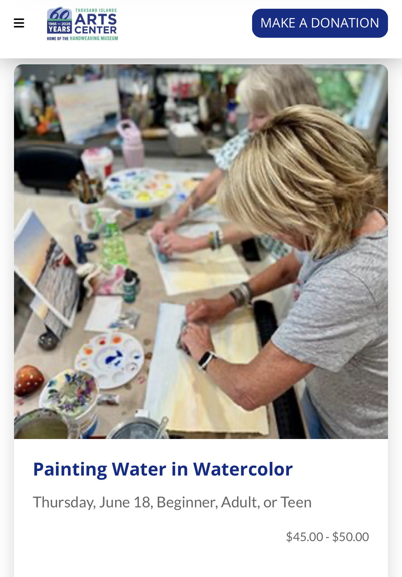Summer Art Classes