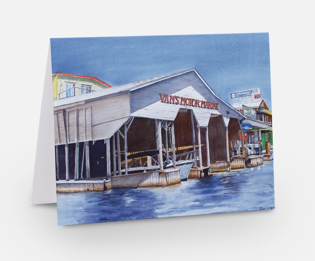 Note Card: Van’s Motor Marine