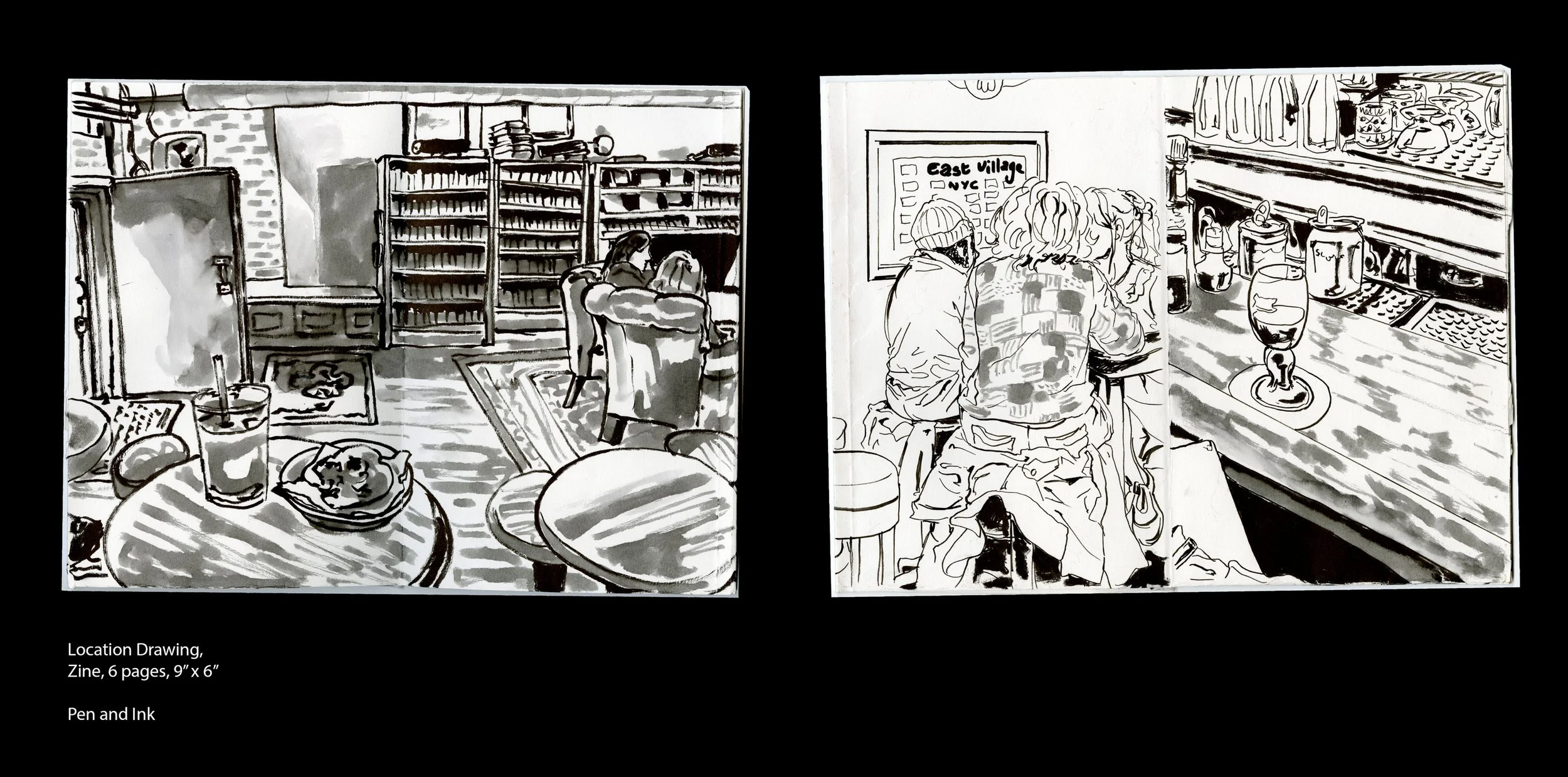 A zine containing life drawings of my favorite Manhattan bookstore.
