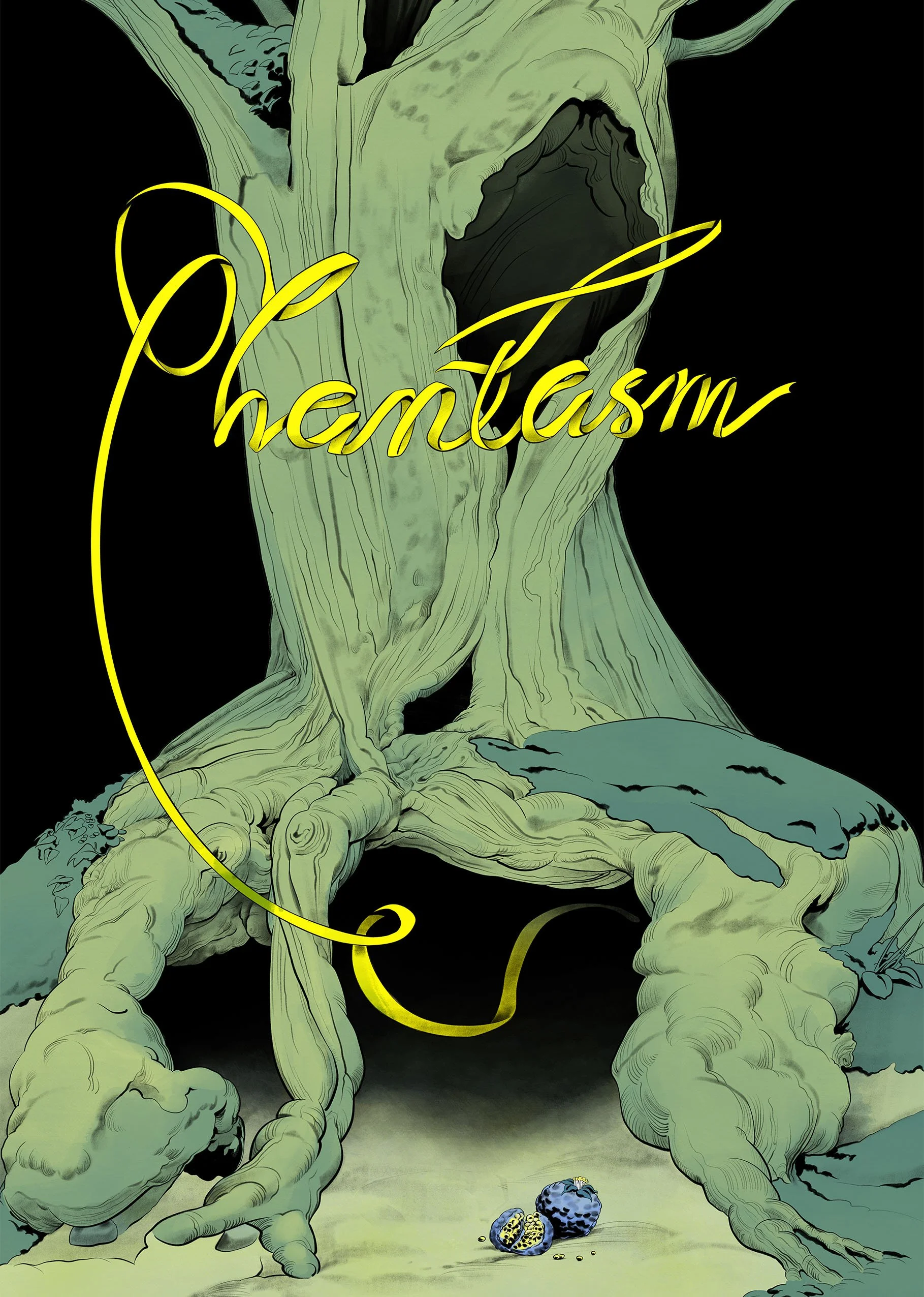 (Preview) Phantasm is a 22-page romantasy about diving into someone's dreams when it's the only way left to reach them.

Riso Printed using 4 colors.