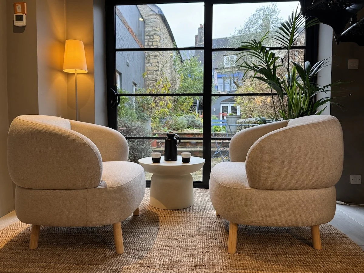 Consultation room with garden view.JPG