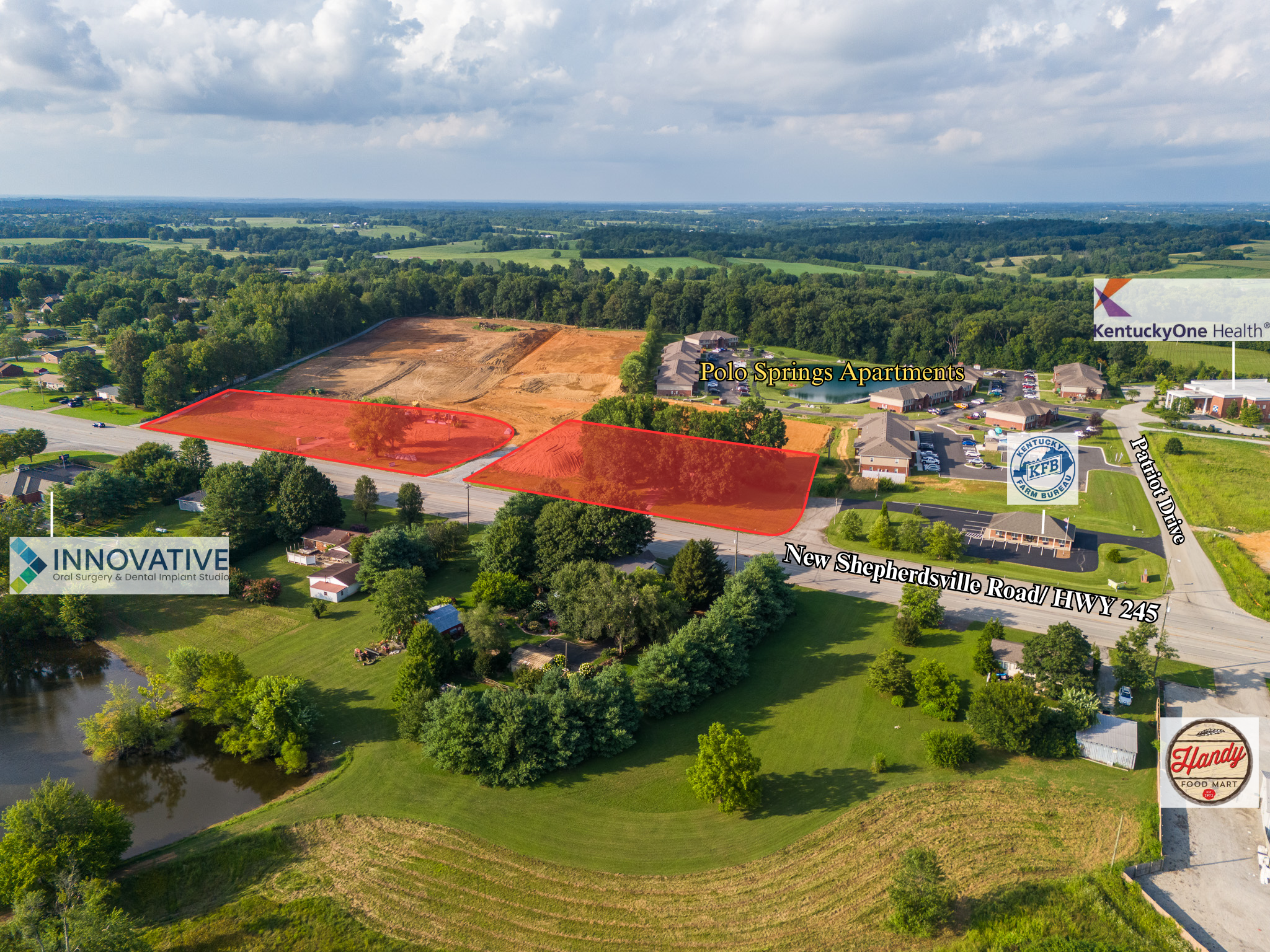 Retail and Office Lots Highway 245 Bardstown, KY