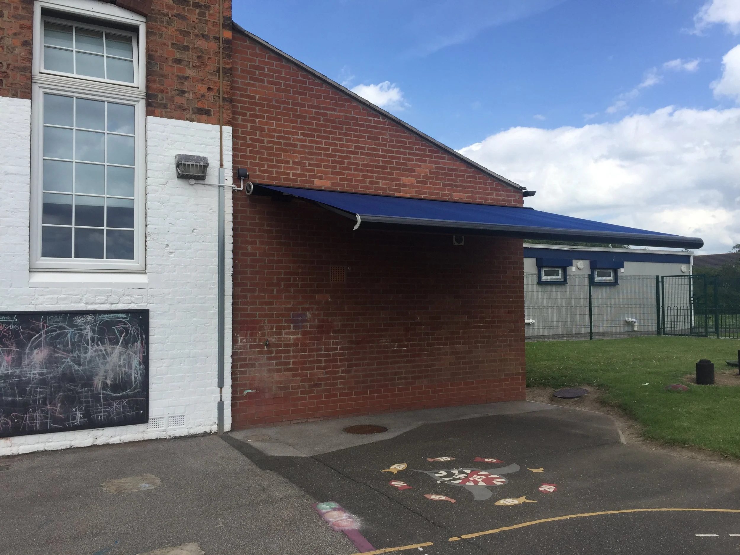 Outdoor Canopy Systems for Schools & Nurseries - Shade Zone Awnings ...