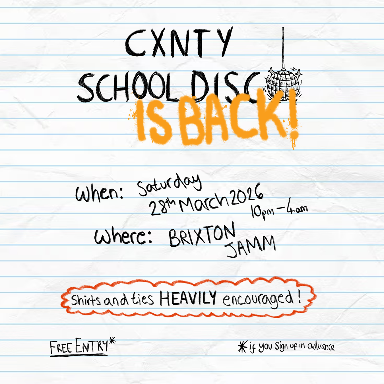 The Cxnty School Disco