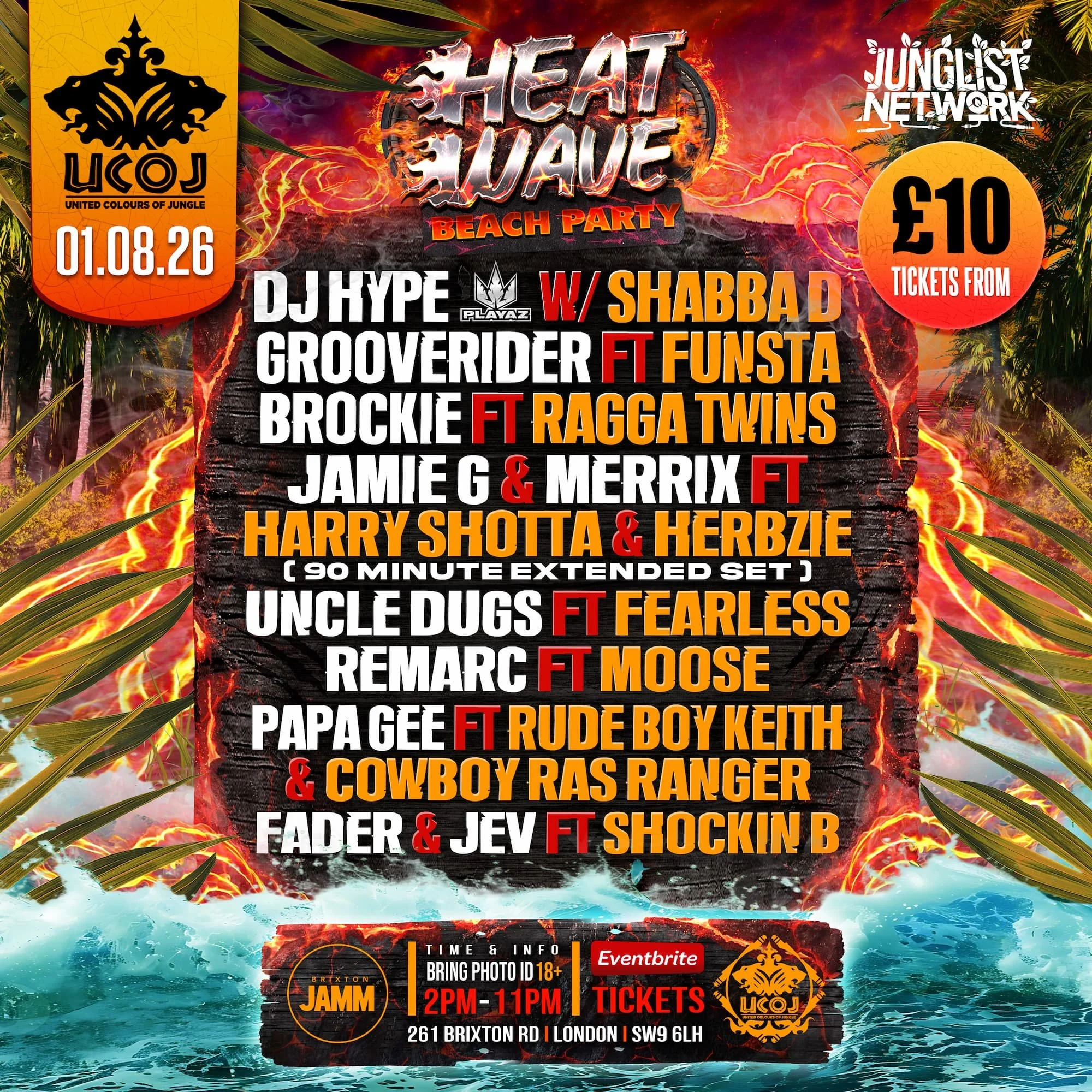 UCOJ: Heatwave Day Party