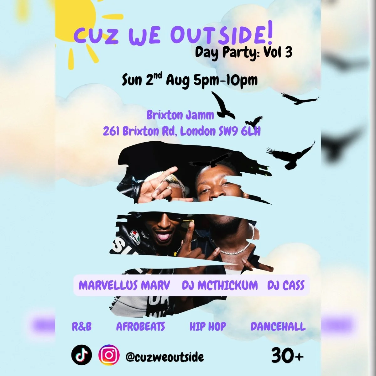 CUZ WE OUTSIDE 30+ DAY PARTY VOL 3