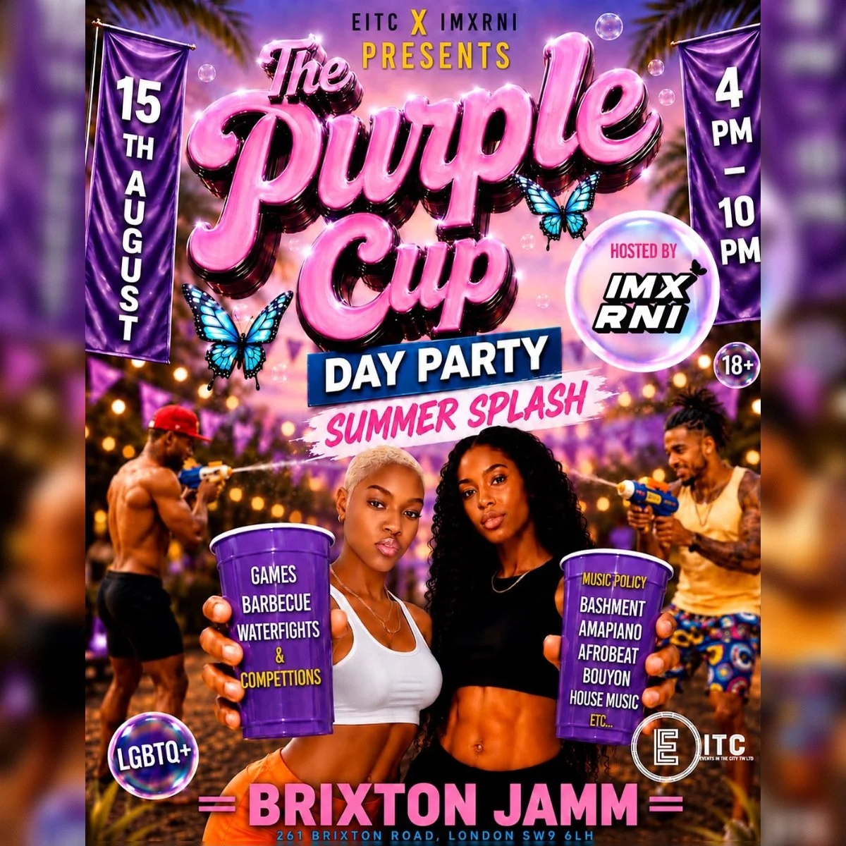 Events in the City PRESENTS: PURPLE CUP DAY PARTY (SUMMER SPLASH)