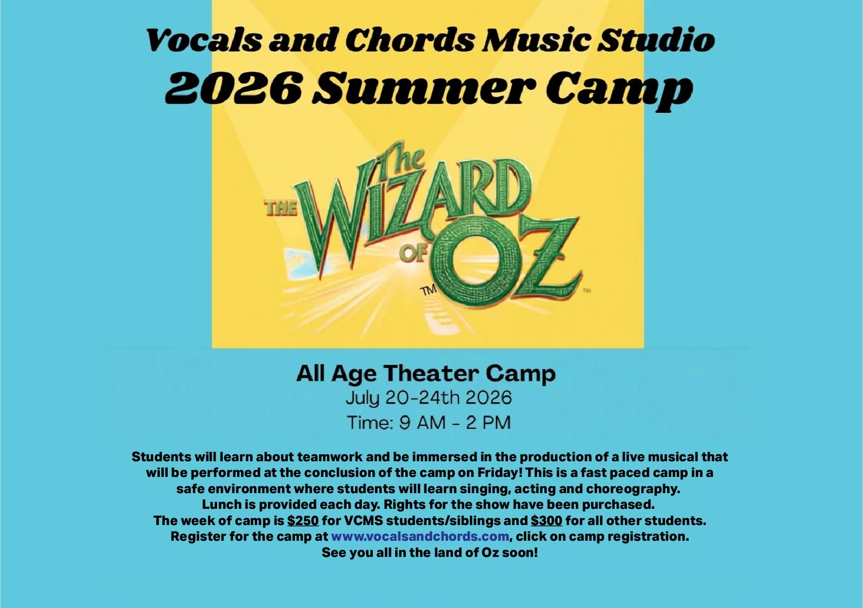 VCMS Summer Theater Camp