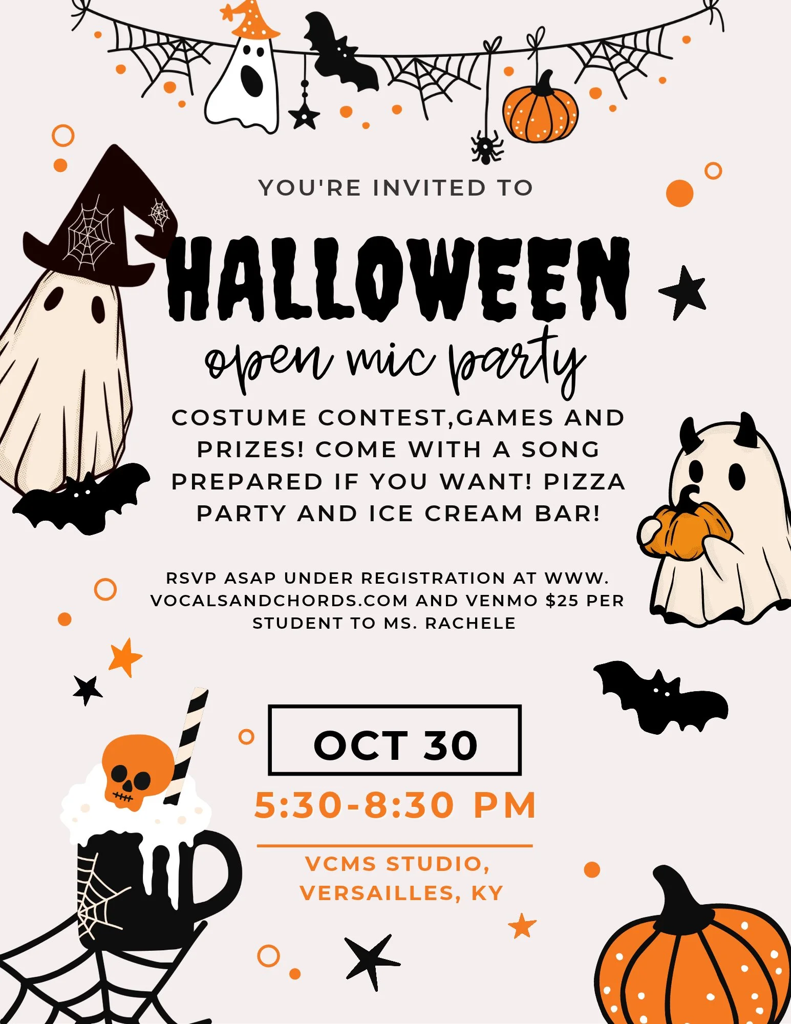 Halloween Open Mic and Improv Night
