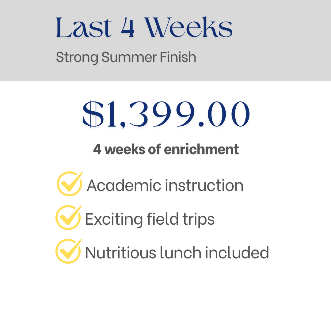 Camp 2027 - Last 3 Weeks