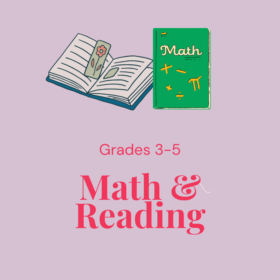 Summer Math & Reading Combo Classes | Grades 3-5
