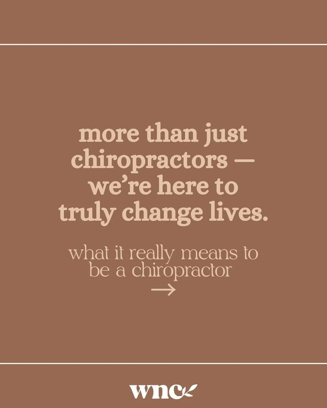 Swipe to see what it means to be a chiropractor &mdash; more than just adjustments😌🤎