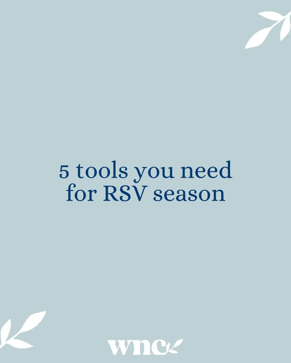 RSV can be very serious, especially in infants! If you suspect that your baby is struggling with RSV, don&rsquo;t hesitate to contact your pediatrician! In the meantime, let&rsquo;s get those immune systems strong enough to handle this winter season!
