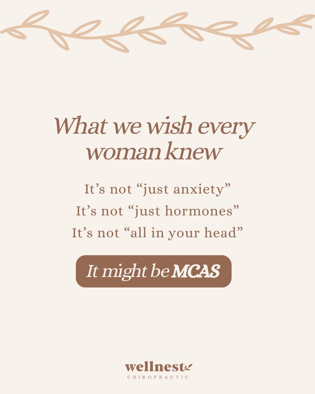 Mast cell activation syndrome is a diagnosis that is on the rise ⬆️
So let&rsquo;s get to the root of it all and help the body find calm again!
Visit the link in our bio or comment &ldquo;MCAS&rdquo; to learn more! 🤍🌿