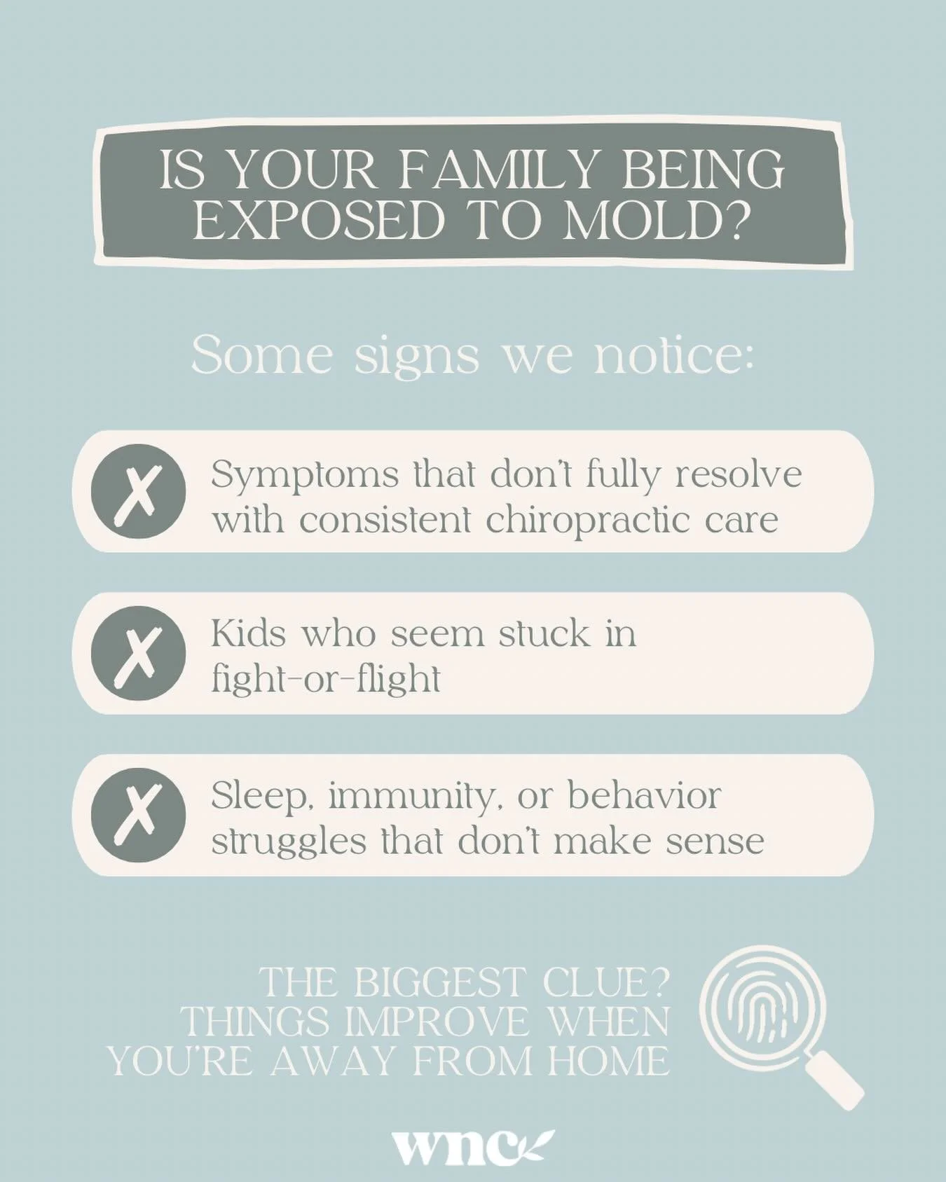 Mold isn&rsquo;t as rare as we might think, and it isn&rsquo;t always obvious that there&rsquo;s home exposure.
It can grow behind walls, under floors, or anywhere moisture lingers. And while many people think of mold as &ldquo;just an allergy issue,