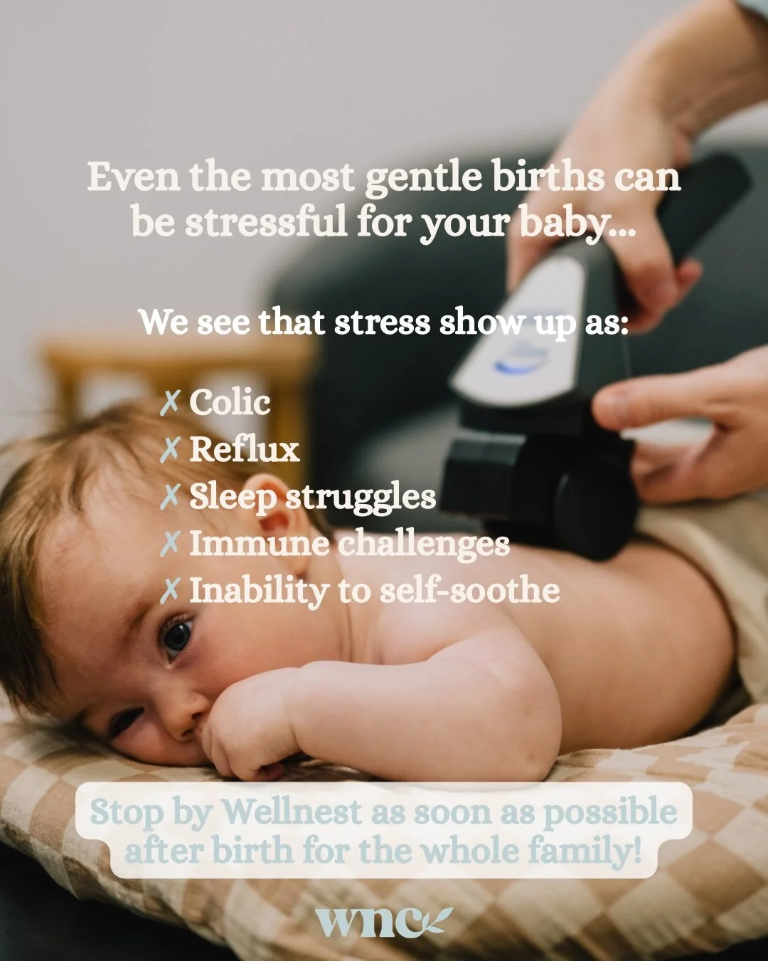 Say it with us, &ldquo;Common does not mean normal.&rdquo;
Things like colic, reflux, and sleep issues in newborns are common, but they&rsquo;re not something you have to accept without answers. Even the most natural and peaceful birth can stress a n
