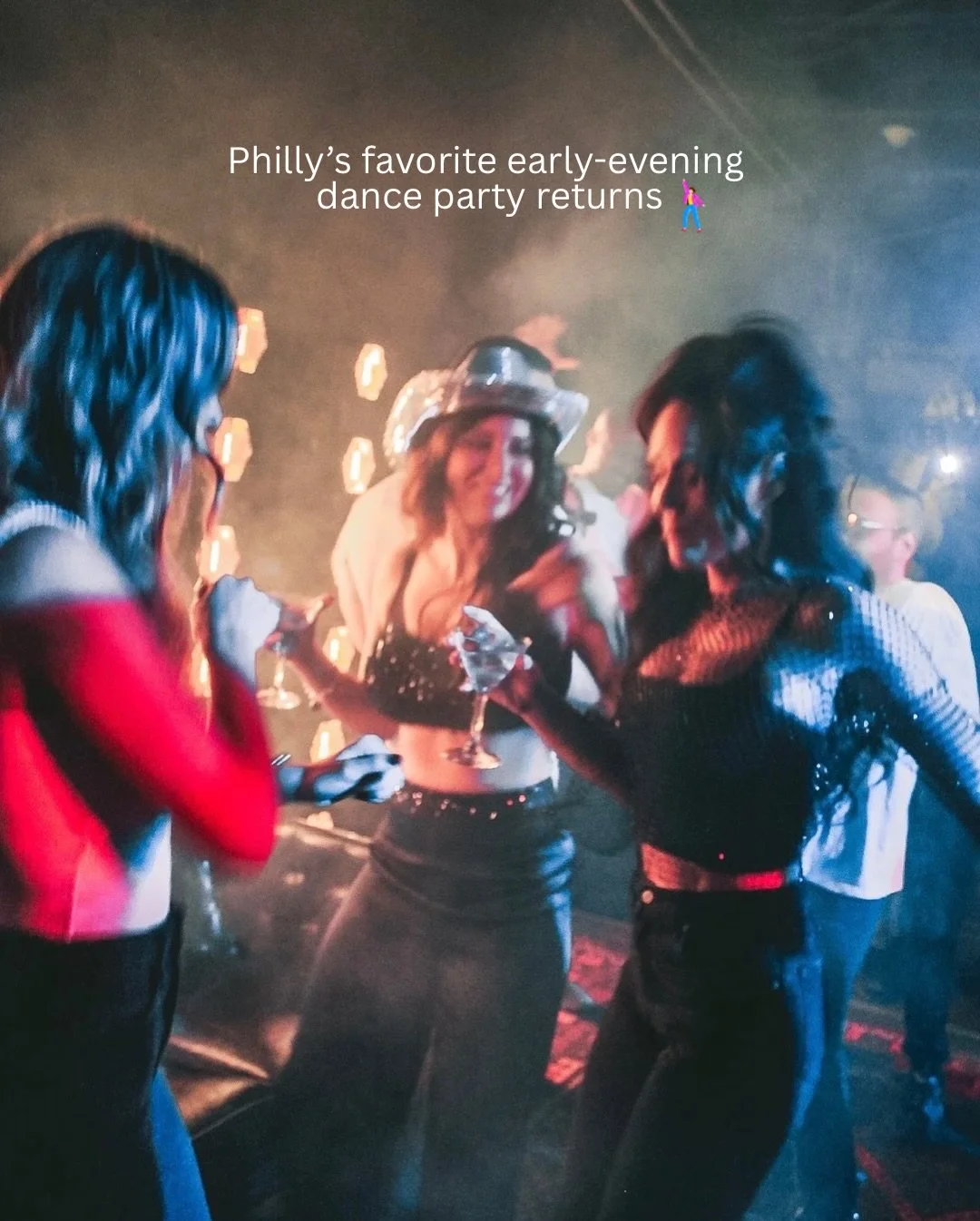 Philadelphia&rsquo;s favorite way to go out&hellip;early. 🕺🪩✨

LESS THAN TWO WEEKS AWAY! Send this to your crew - it&rsquo;s time to party and still enjoy your Sunday. 

5PM: Doors Open at @concoursedancebar 
7PM: Midnight Energy 
9PM : Music Fades