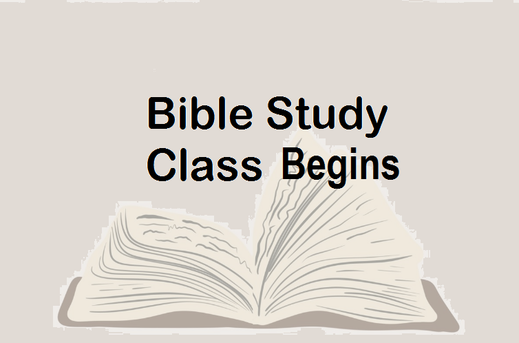 New Bible Study Class