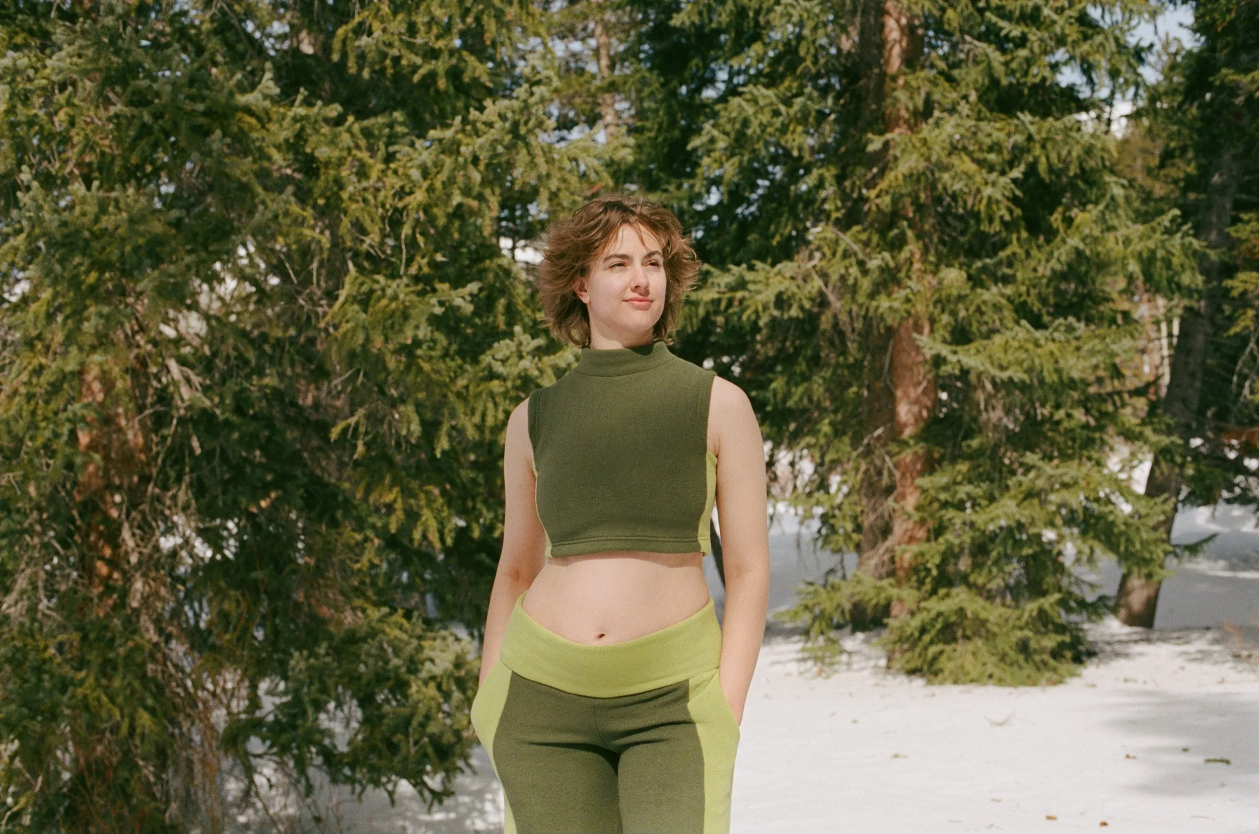 w sundown fleece tank