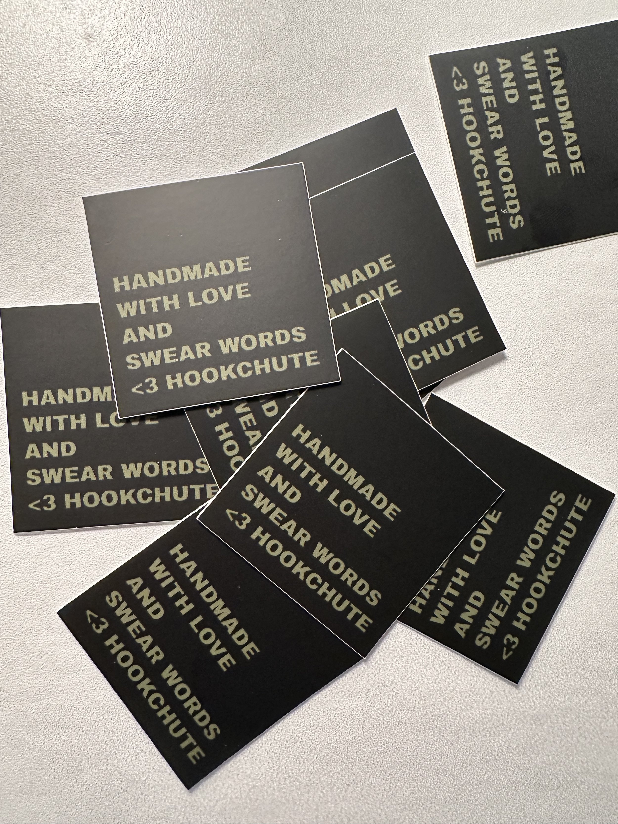 handmade with love sticker