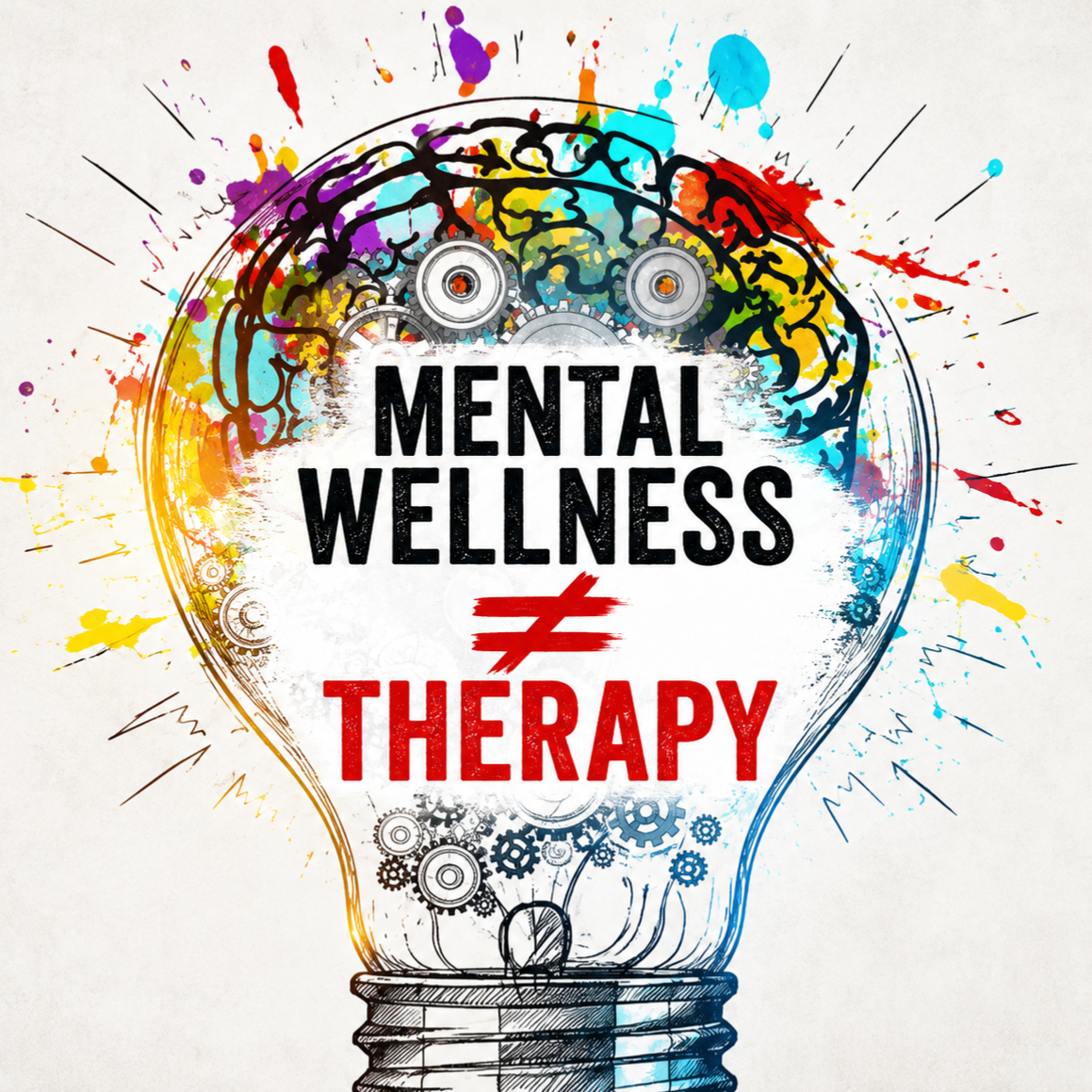 MENTAL WELLNESS ≠ THERAPY