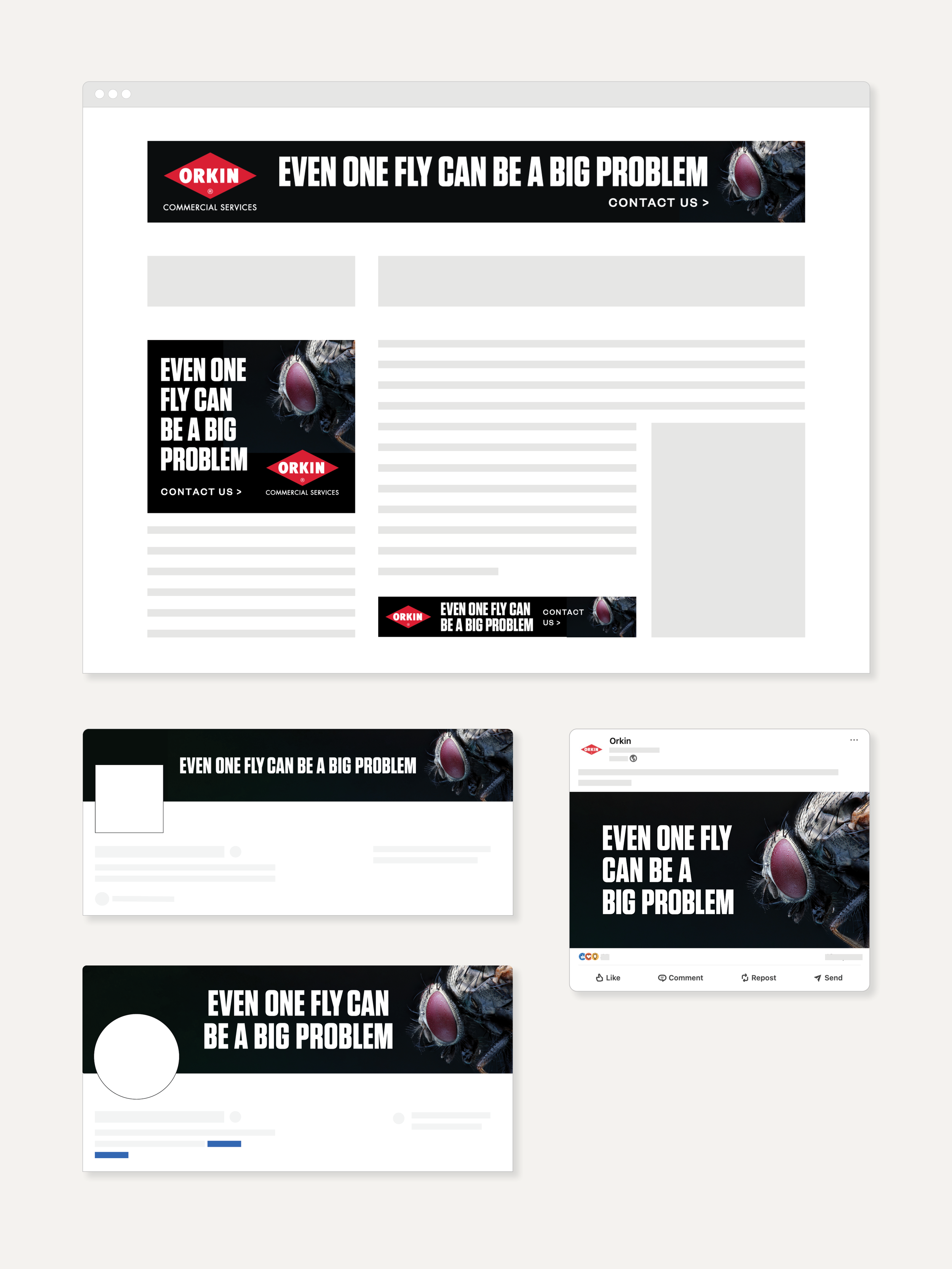 Even One Fly Campaign — Digital and Social Assets