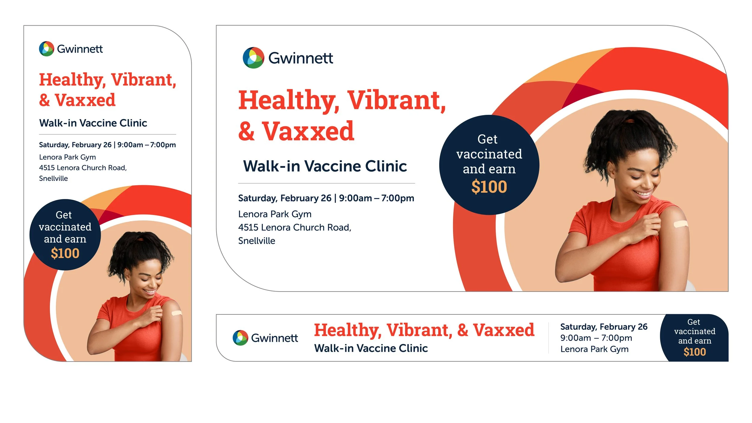 Vaccine Event Banner Ads
