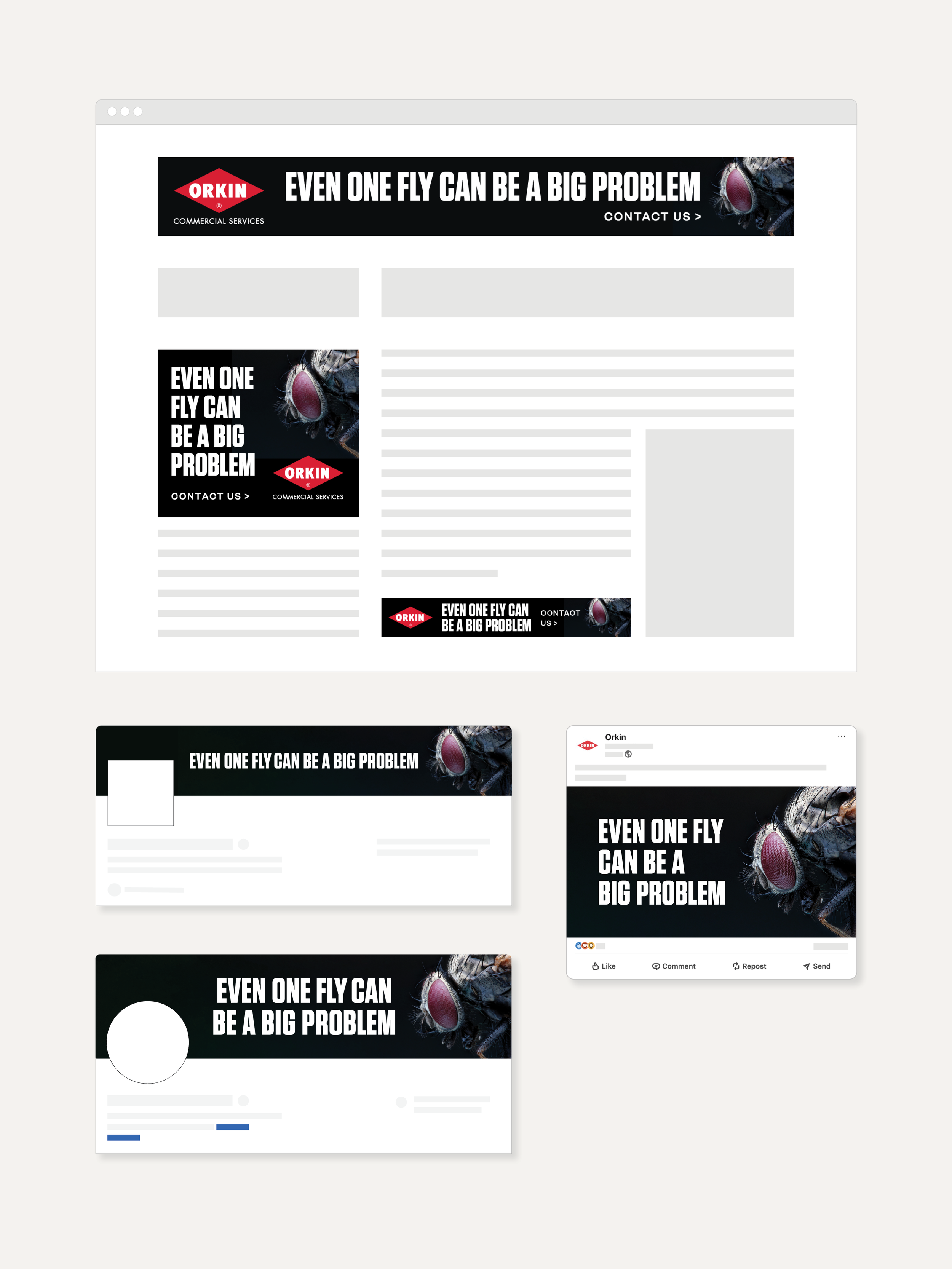 'Even One Fly' Campaign — Digital and Social Assets