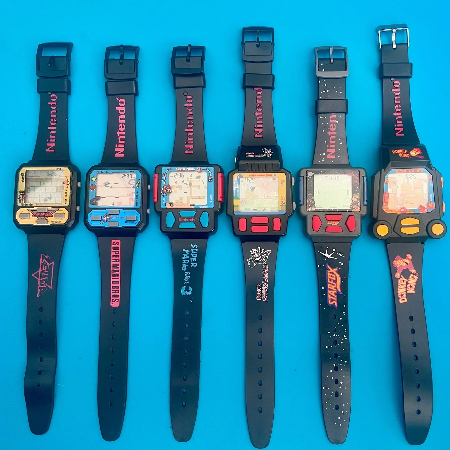 Current Nintendo Game Watch collection by Nelsonic #nintendo #gamewatch #retrogaming #vintagegames #zelda #mario #starfox #donkeykong