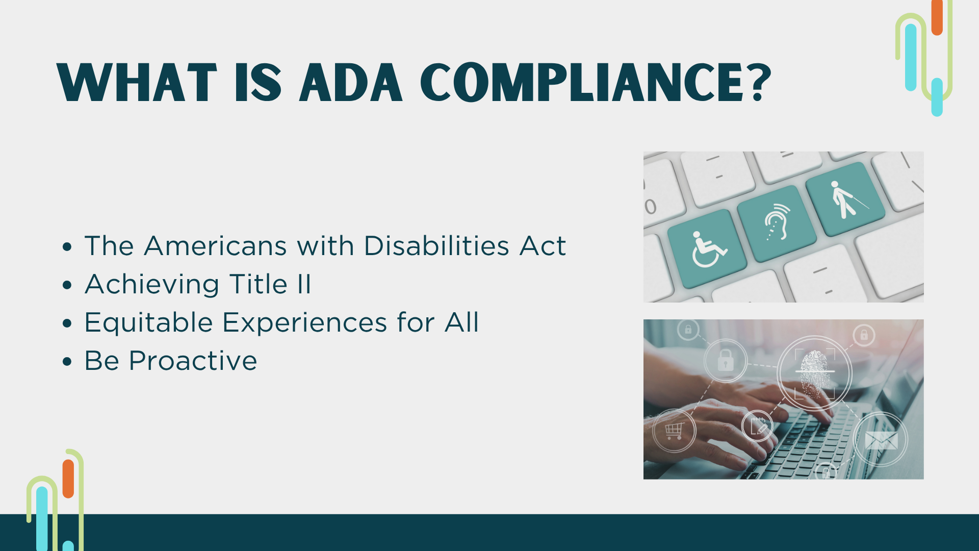 Slide from Presentation on What ADA Compliance Is