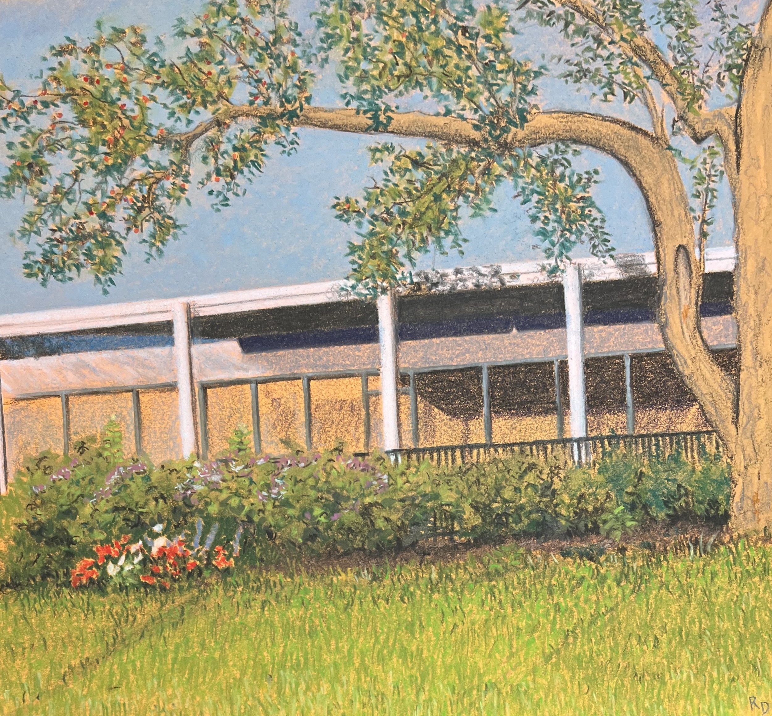 Golden Hour
7.5" x 8" marker and pastel, toned paper