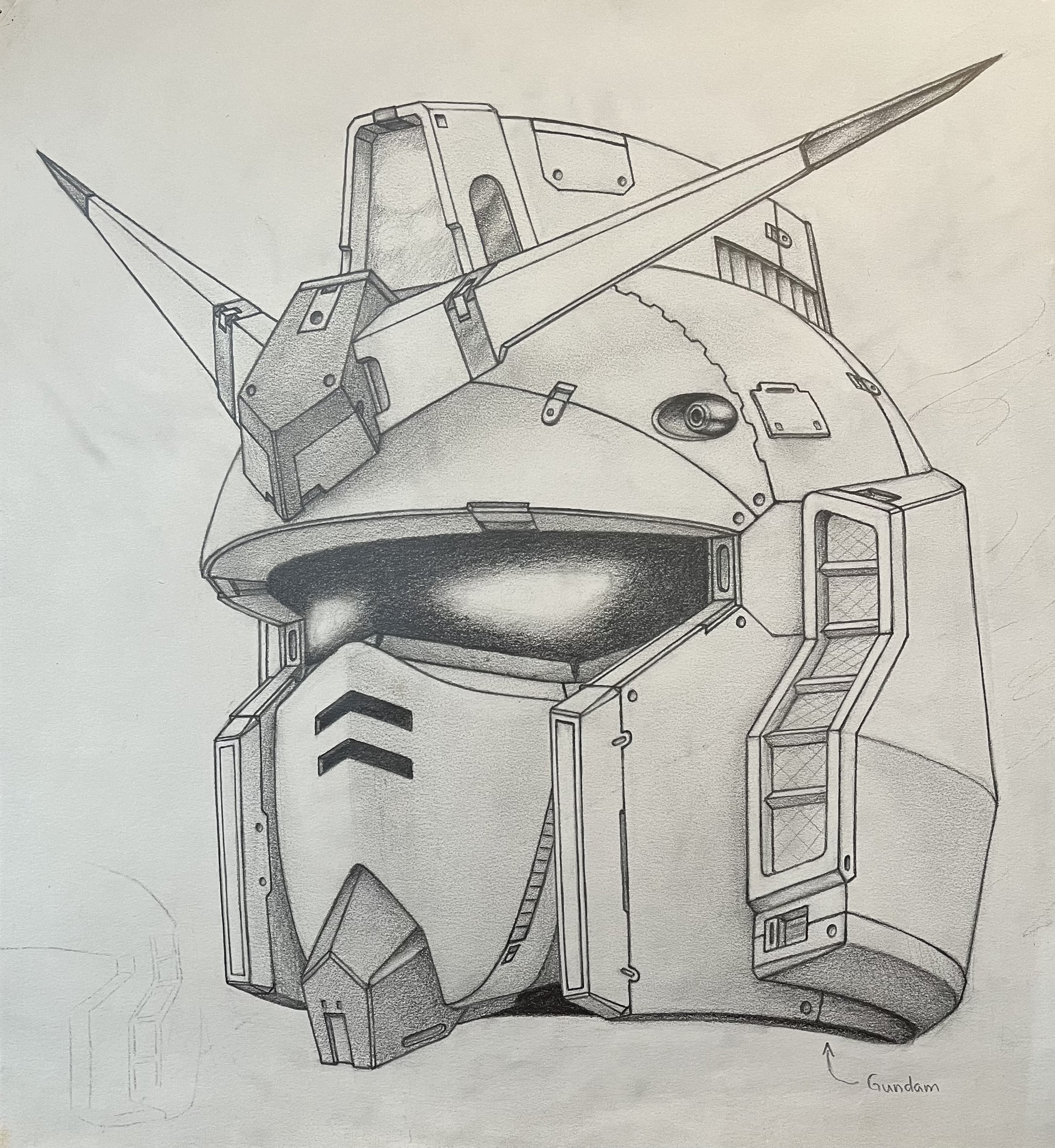 "RX-78 Design"
15"x16" graphite
