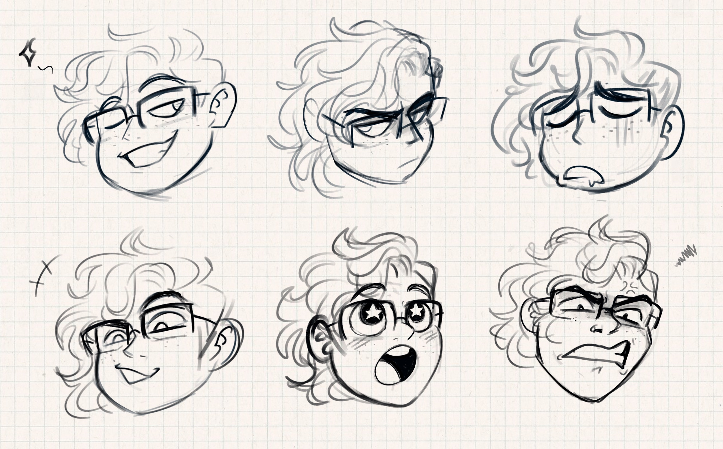 Exaggerated expressions experimentation