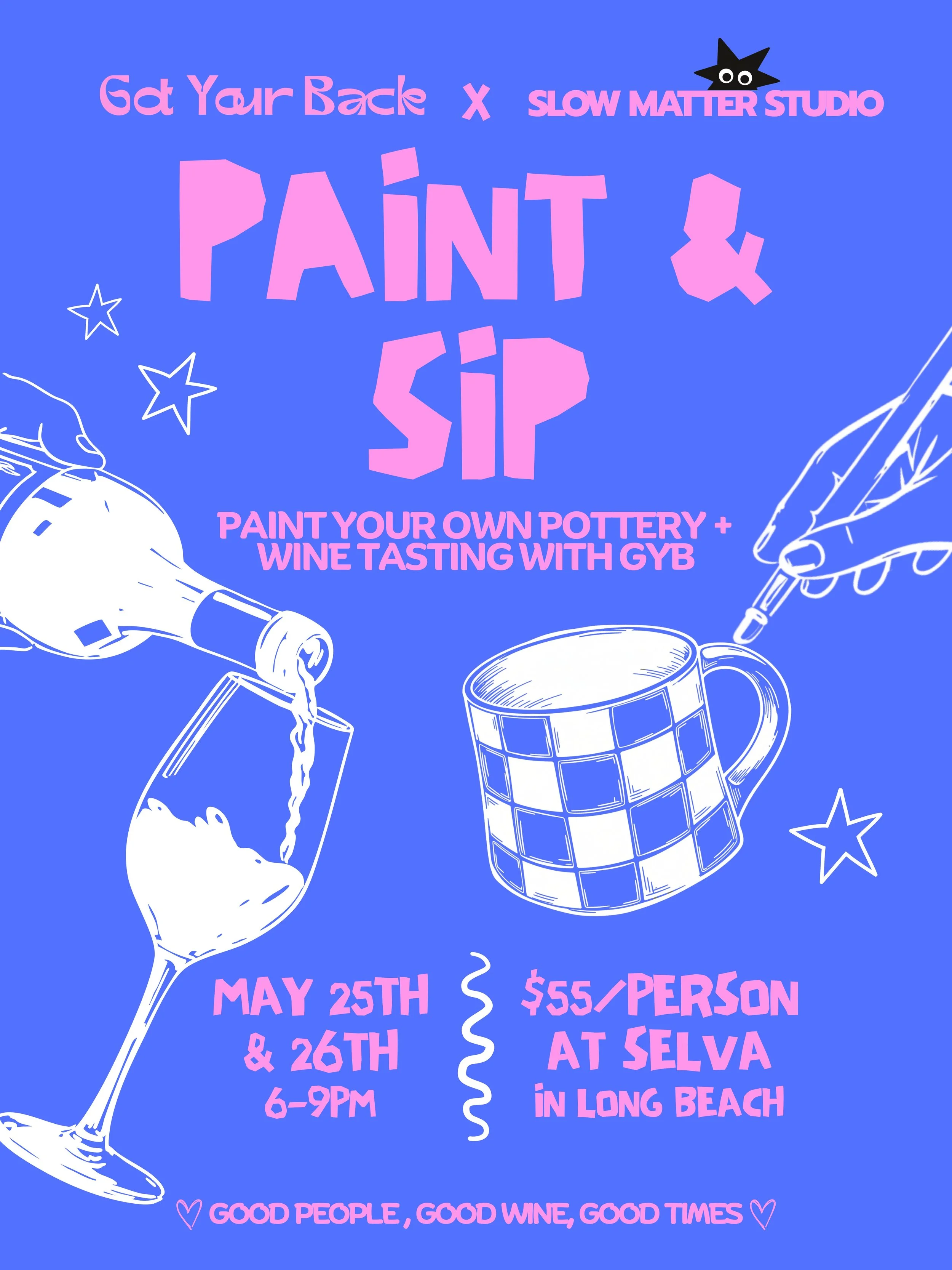 Paint & Sip w/ Slow Matter Studio