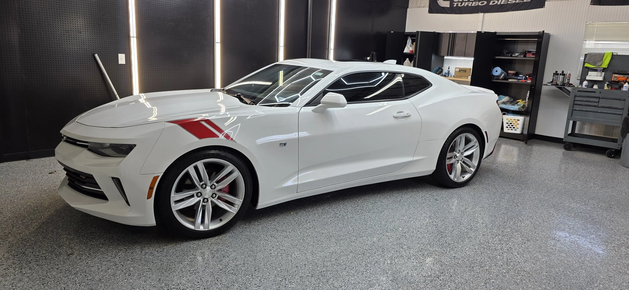 Camaro Detailed and wheel repair in Mansfield