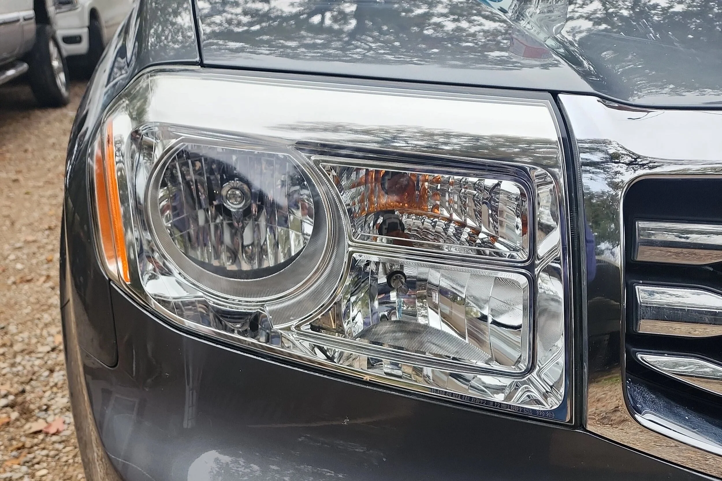 Honda Pilot foggy headlight after