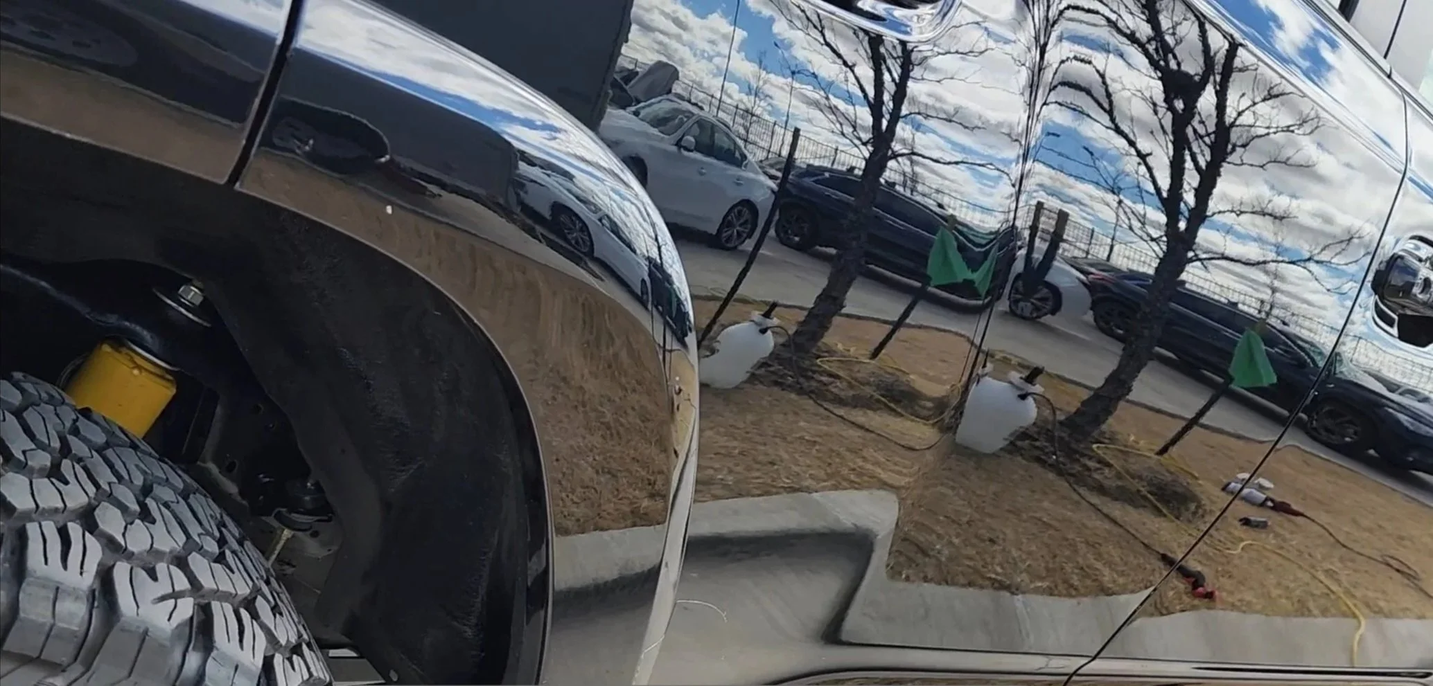 After 3 step Paint correction on a black 4Runner in Burleson, TX