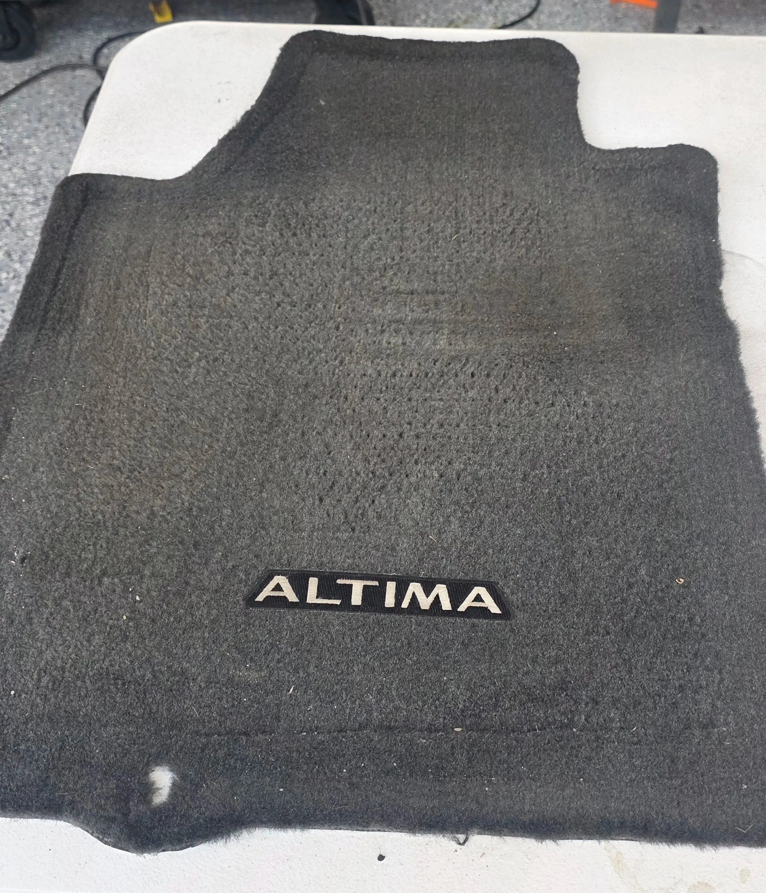 Altima Carpet mat cleaned before