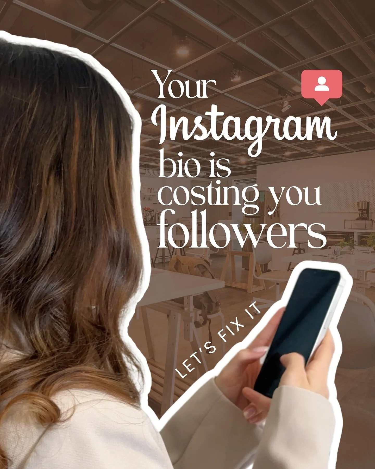 Your Instagram bio is like a shop window, it&rsquo;s the first thing people see before they decide whether to step inside 👀

If it&rsquo;s unclear, all about you, or missing key details, they have no reason to follow or take action 👎

Saying &ldquo