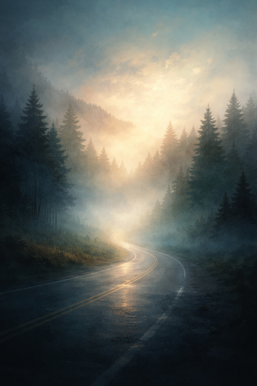 Driving Into The Fog