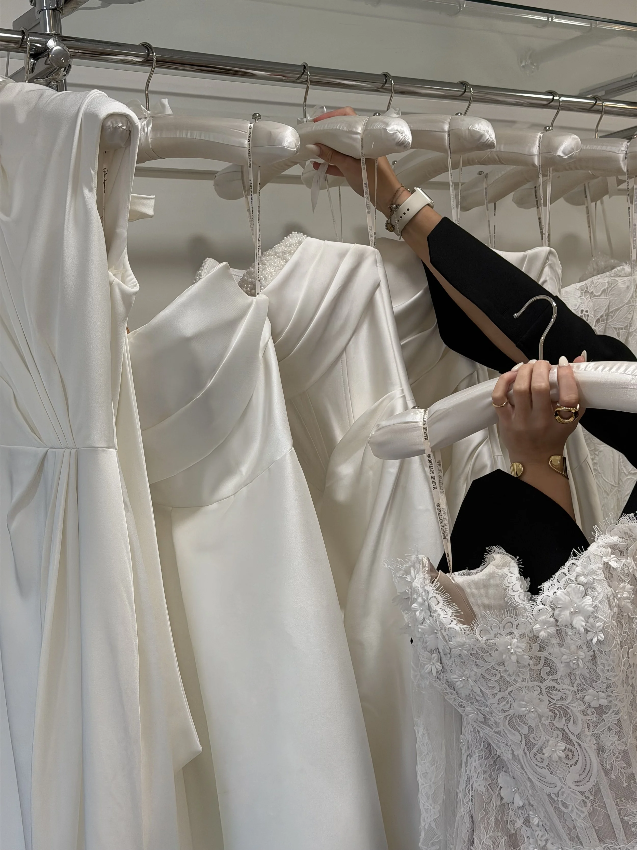 Sugared Almonds Wedding Dress Selection .jpeg