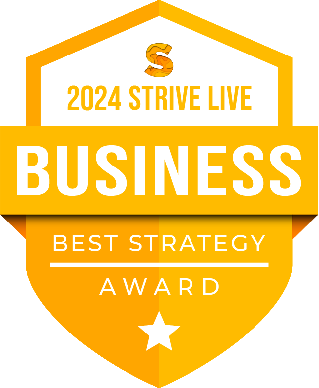 Katie Flanagan and founder of Celebrant Led was winner of 2024 STRIVE LIVE BUSINESS BEST STRATEGY AWARD
