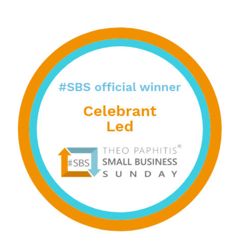 Celebrant Led was a winner of Theo Paphitis Small Business Sunday in November 2025 #SBS