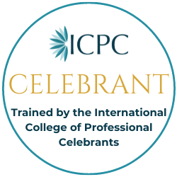 Katie Flanagan of Celebrant Led trained with the prestigious International College of Professional Celebrants.