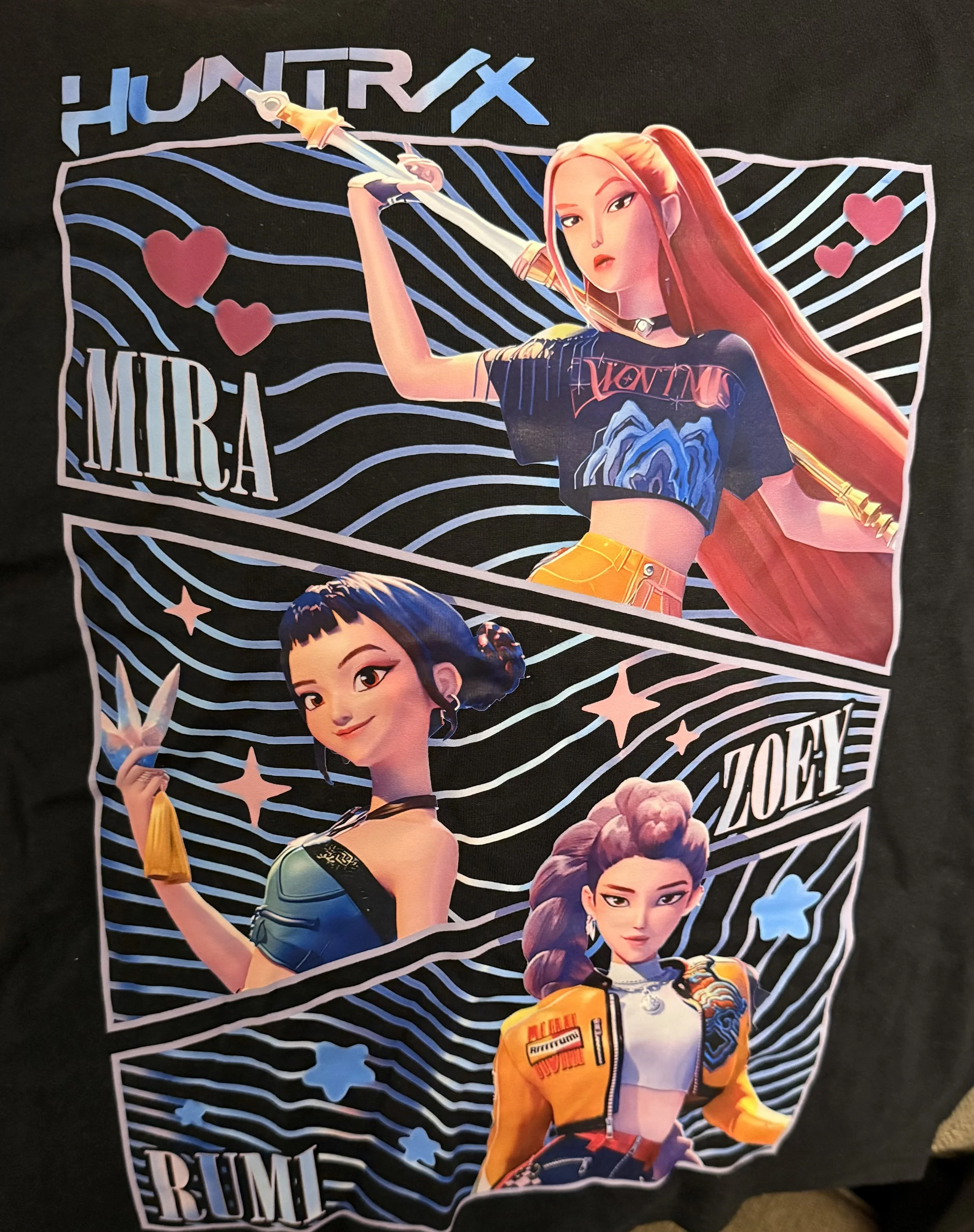 HUNTRX “Mira • Rumi • Zoey” Hero Trio Graphic