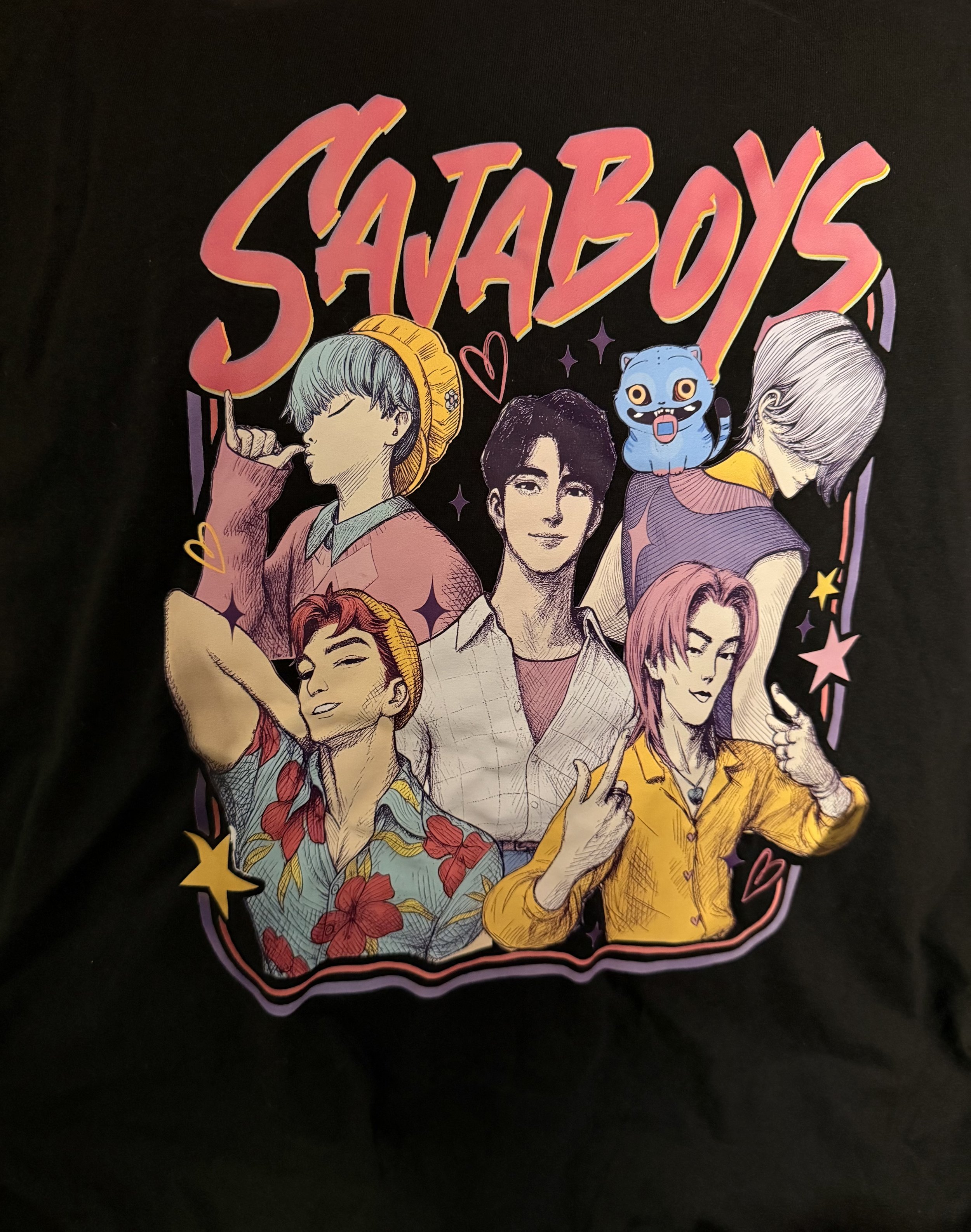 SAJABOYS Illustrated Pop-Idol Graphic