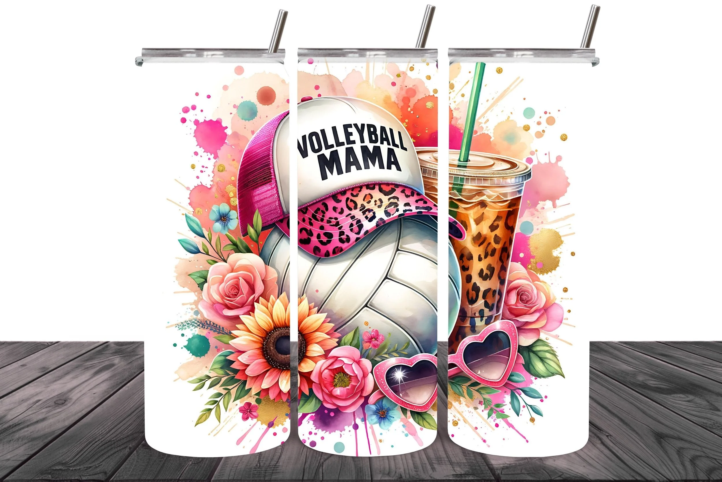 20oz Volleyball Mama Tumbler